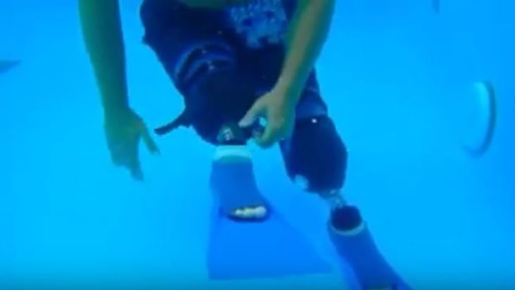 Shaun Whiter Swim Legs